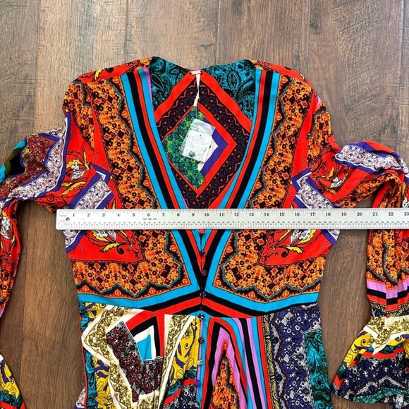 FREE PEOPLE boho maxi dress, size M, NWT - Picture 9 of 16